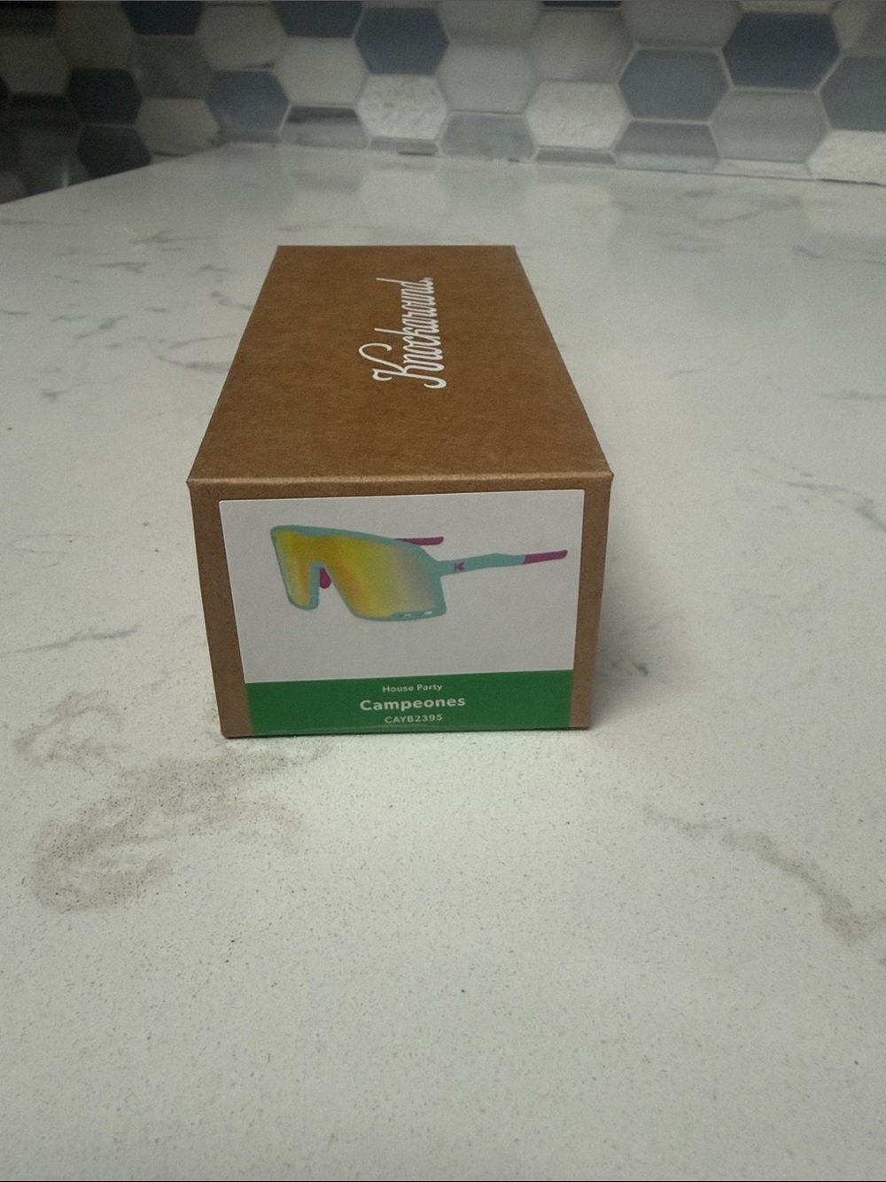 Shwood Campeones Mirrored Yellow-Blue Sunglasses